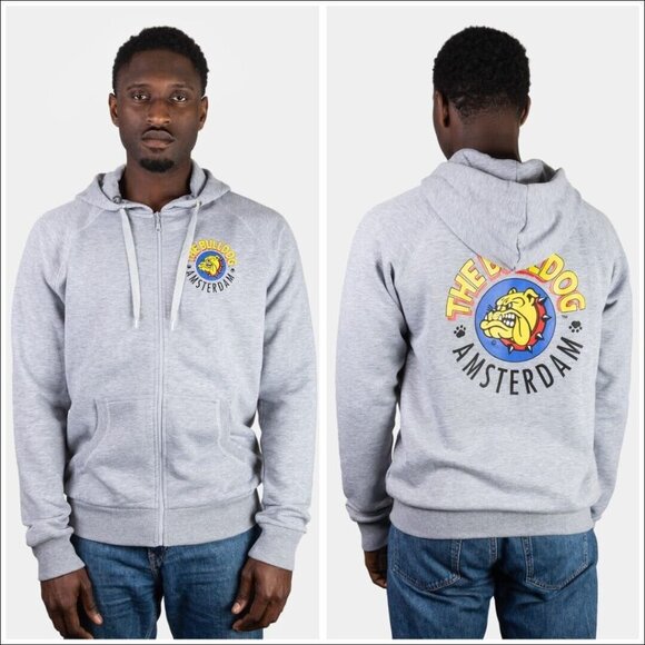 The Bulldog Amsterdam Full Zip Unisex Hoodie-Men's or Women's -Size M - Picture 3 of 13